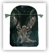 Tarot Bag (saténový potištěný váček "Fairy")