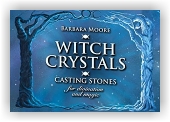Witch Crystals: Casting Stones for Divination and Magic (kniha + kameny + karty + podložka)
