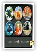 Crystal Magnets Kit - Cats