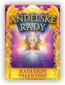Valentine Radleigh: Andělské rady (kniha + 44 karet)