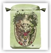 Tarot Bag (saténový potištěný váček "Magickal Botanical")